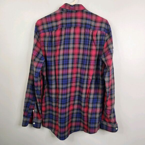 Jack Wills Mens Long Sleeve Tartan Plaid Button Down Shirt Medium - Picture 7 of 7